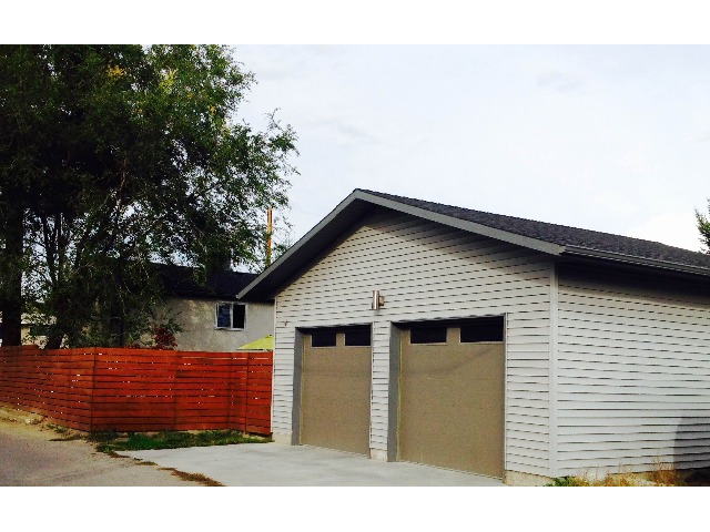 Brand new over-sized double garage, ready for a carriage home!